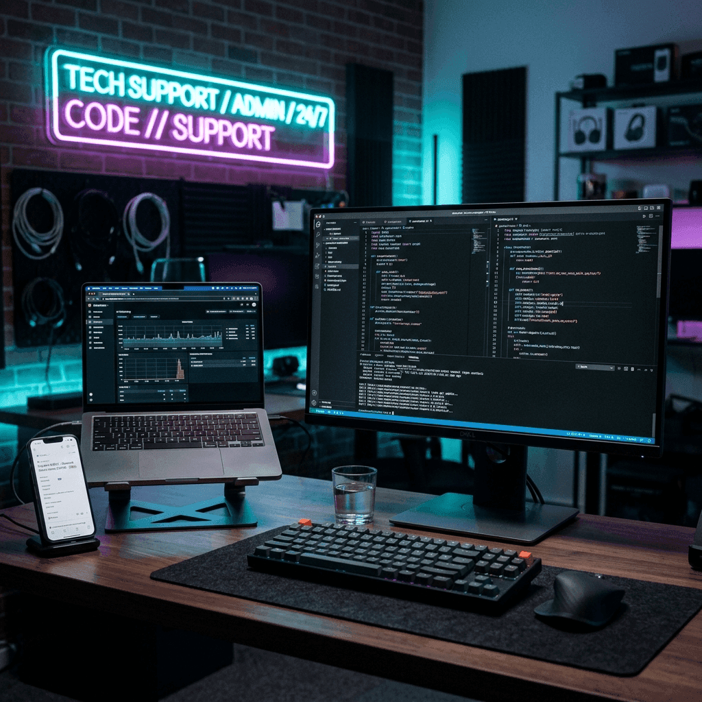 Rozpracovaný web na pracovnom monitore